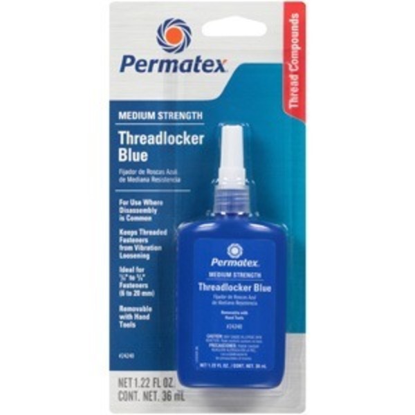 Permatex Permatex Automotive Med Strength Thread locker Blue 36 mL 24240